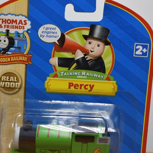 Talking Percy Engine Recognition Technology Thomas & Friends Wooden Railway New - Picture 4 of 11